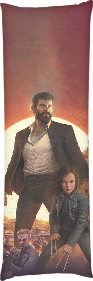 Подушка дакимакура Logan 2 40x100 см (14106643)