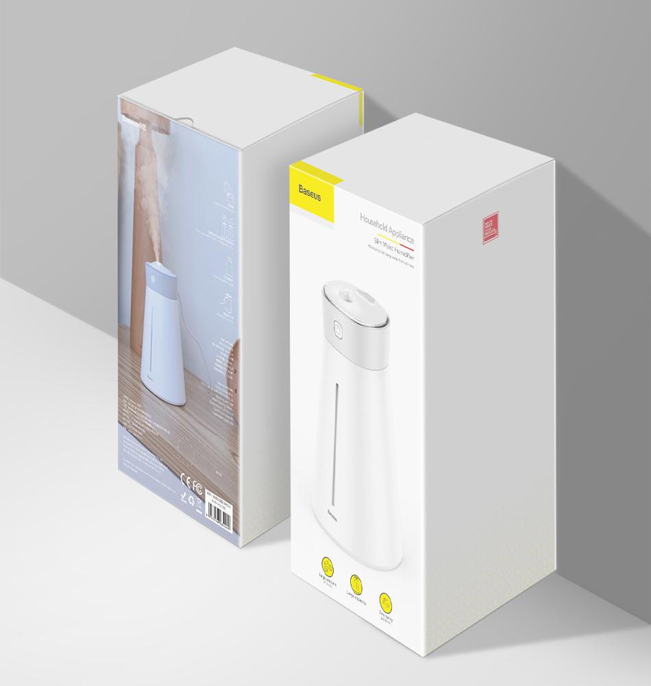 Зволожувач повітря Baseus Slim Waist Humidifier/USB Лампа/Вентилятор DHMY-B02 Білий - фото 9