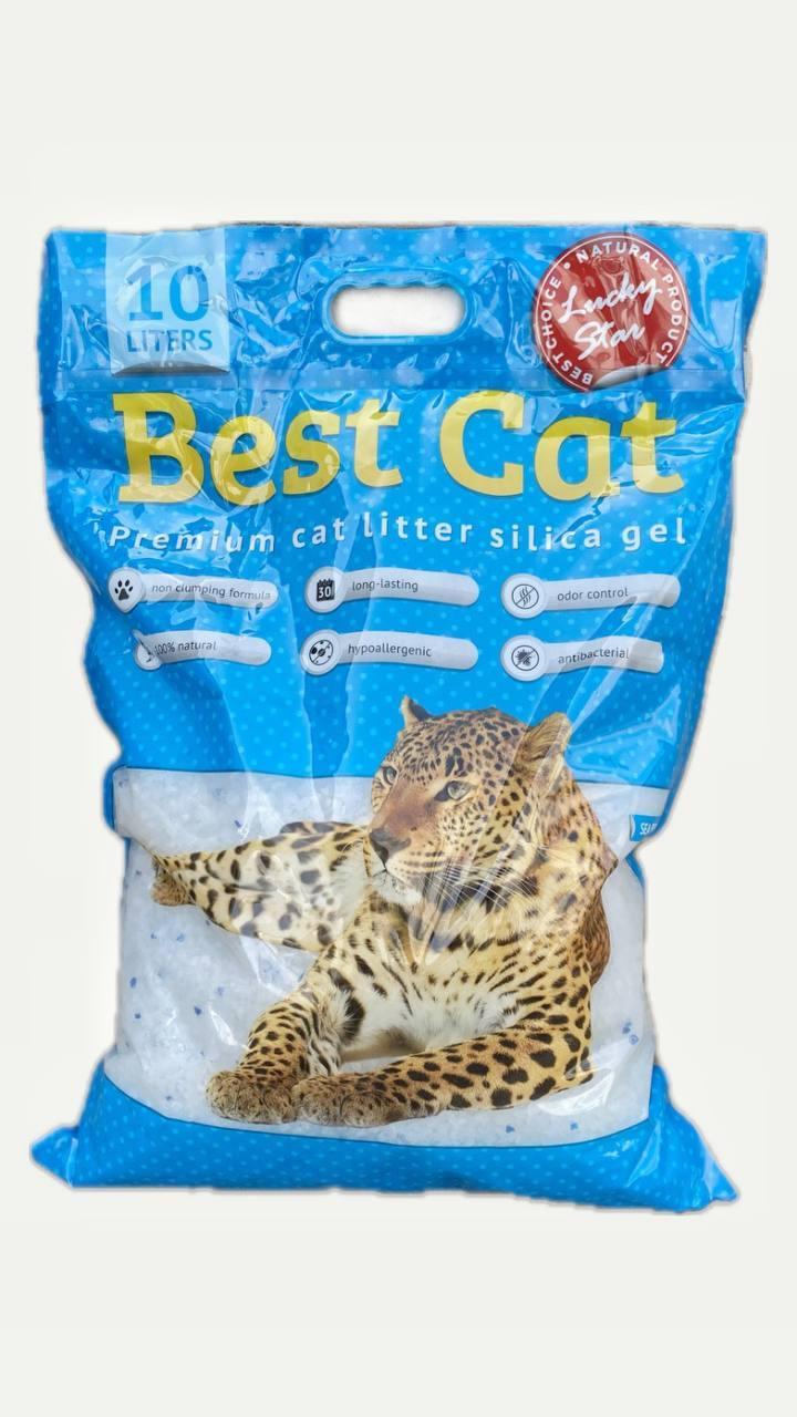 Гигиенический силикалевый наполнитель Best Cat Blue для кошачьего туалета 10 л Гигиенический силикалевый наполнитель Best Cat Blue для кошачьего туалета 10 л
