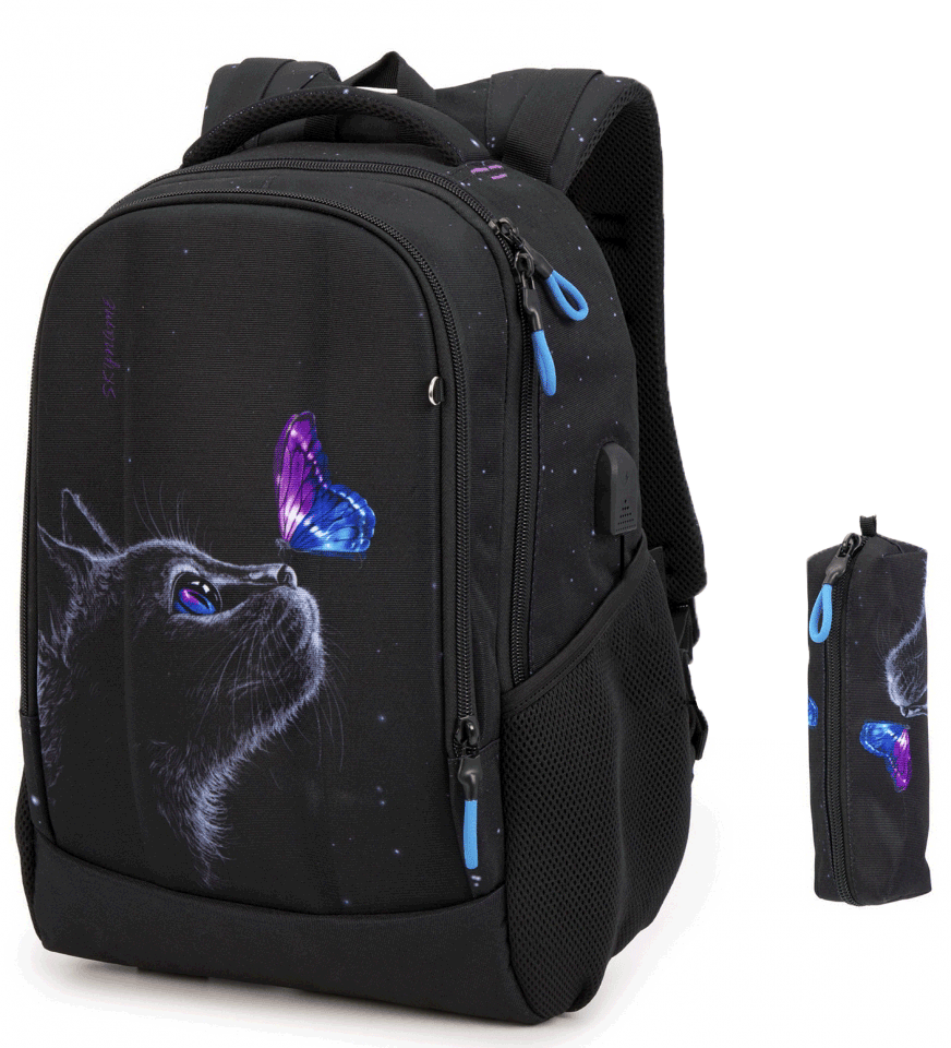 Школьный рюкзак для девочки SkyName водонепроницаемый 27х16х40 см 17,2 л (05320632)