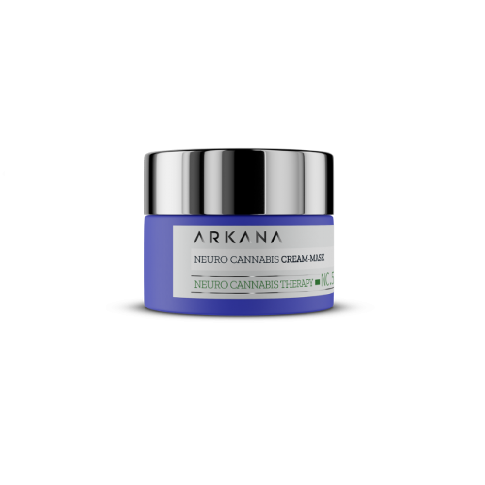 Крем-маска для чутливої шкіри Arkana Neuro Cannabis Cream Mask 50 мл (53055)