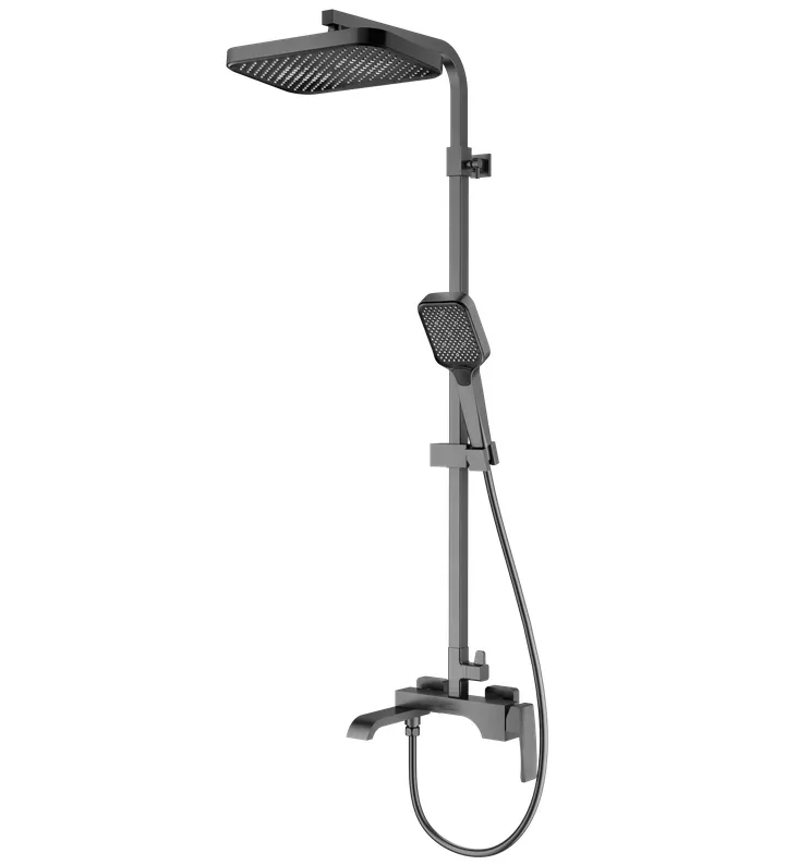 Душова колона із змішувачем KOER KB-56037-07 3 функції Графіт (KR6002)