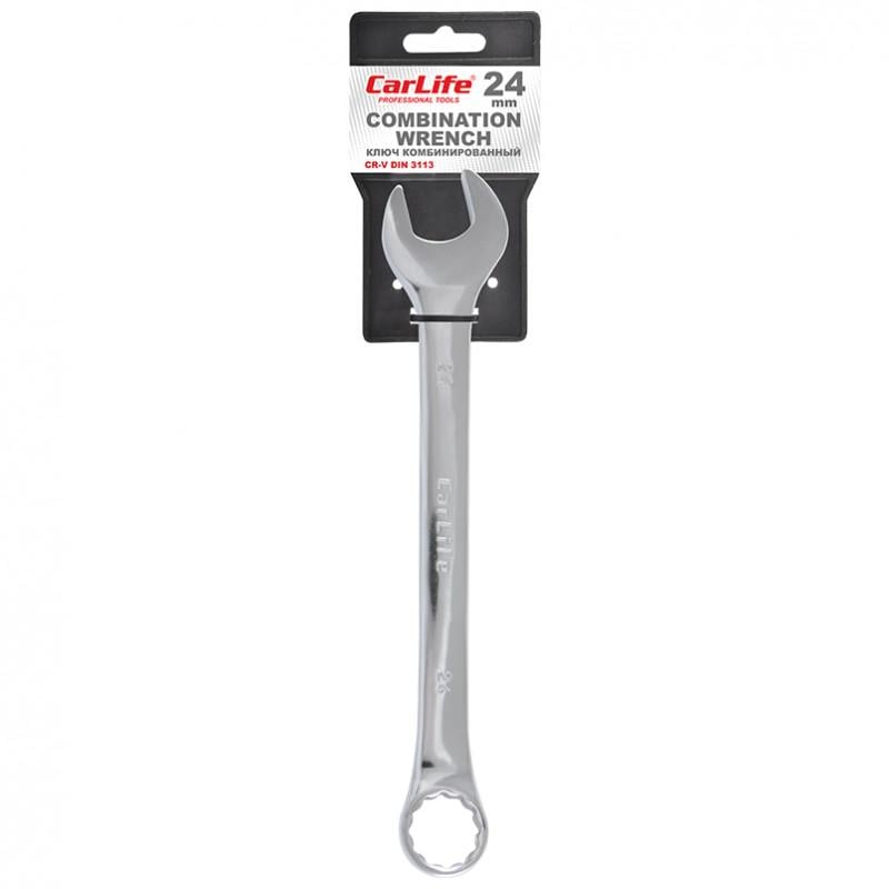 Ключ комбинированный CarLife CR-V 24 мм (WR4024)