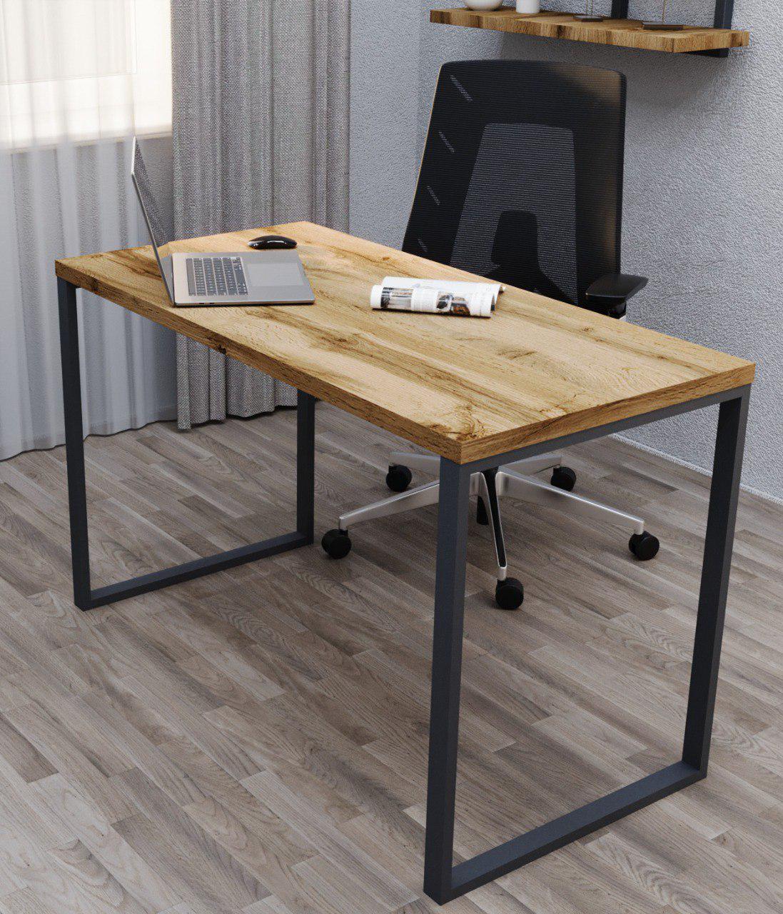 Стіл письмовий Loft Серія 1 металевий профіль 50х25 мм 1200х600х32 мм Дуб тахо (21821797) - фото 1 Стіл письмовий Loft Серія 1 металевий профіль 50х25 мм 1200х600х32 мм Дуб тахо (21821797) - фото 1