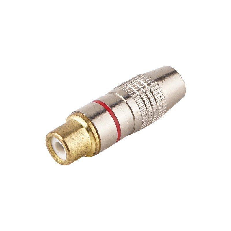 Гніздо RCA на кабель 1 Червоний смуга (A153014)