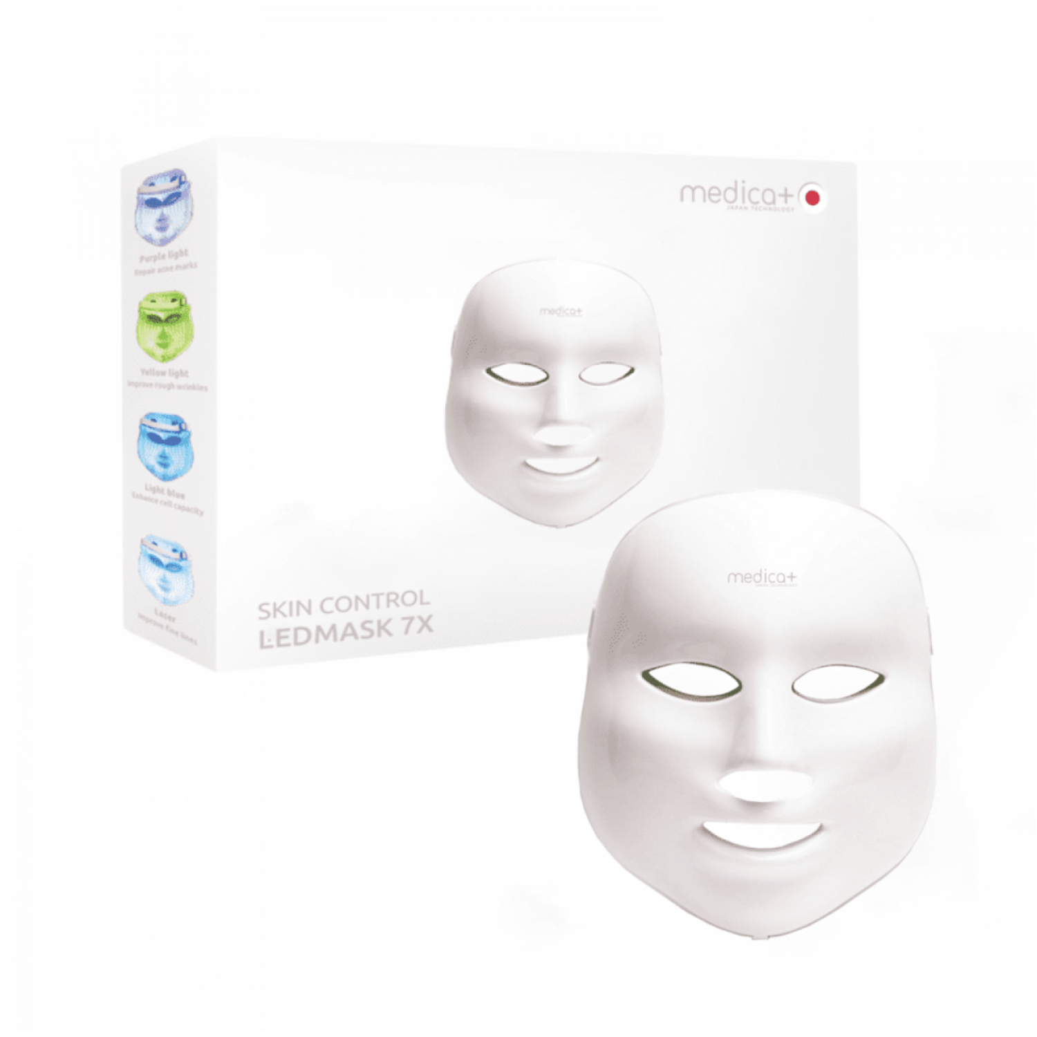 Маска для микротоковой и светотерапии MEDICA+ LEDMask 7X