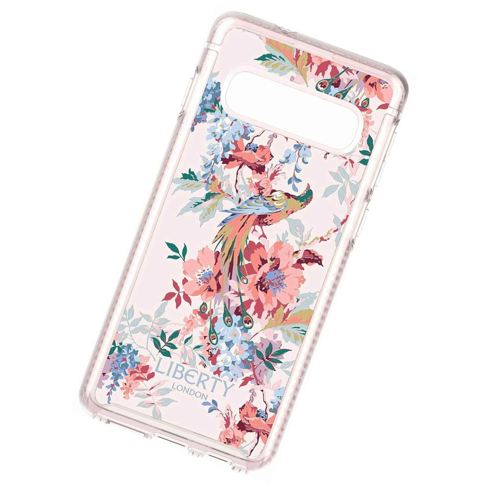 Фирменный противоударный чехол tech21 Liberty London для Samsung Galaxy S10e Pure Print Delphine SM-G970 (10034)