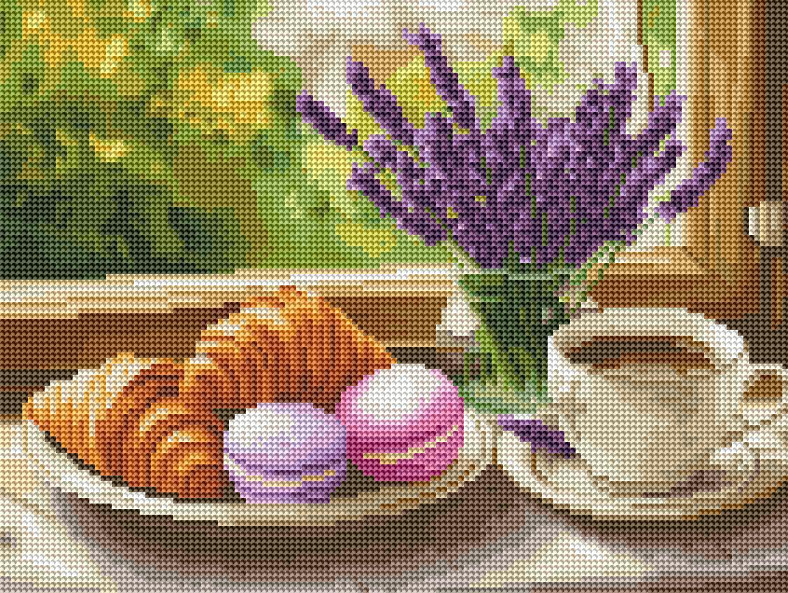Алмазная мозаика Brushme Сладкий завтрак 30x40 см (DBS54204)