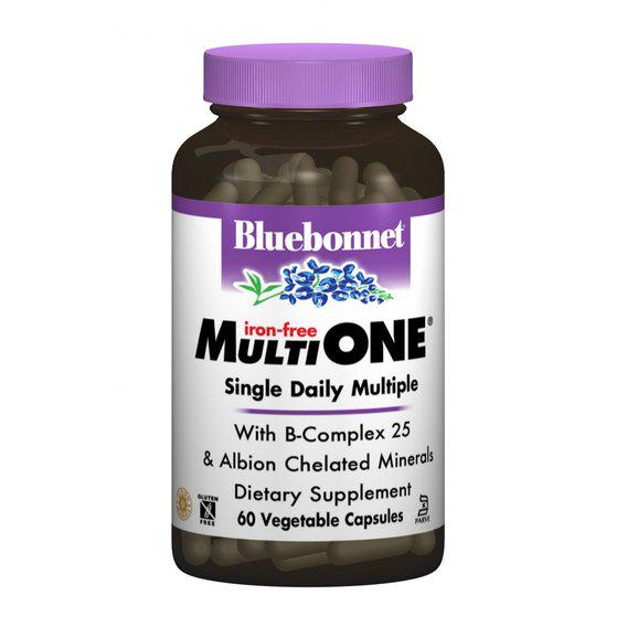 Витаминно-минеральный комплекс Bluebonnet Nutrition MultiONE Iron free 60 Veg Caps