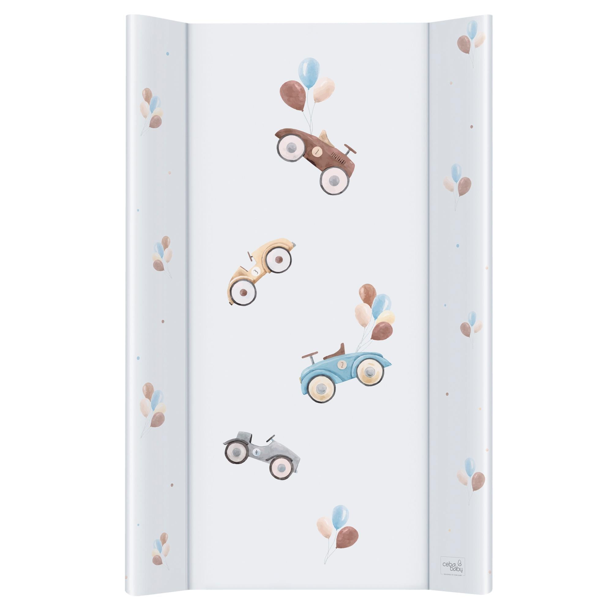 Пеленальная доска Ceba Baby 80x50 см на кровать 120x70 см Retro Cars
