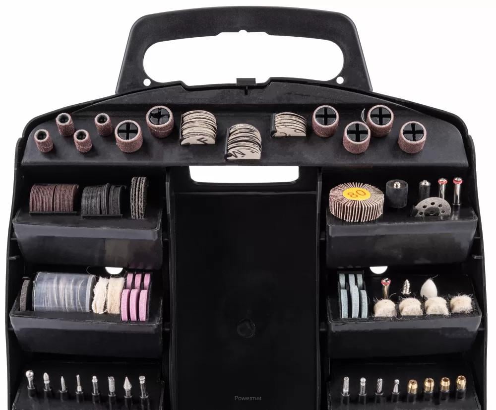 Шлифмашина прямая Red Technic RTSPT0047 2499851127 350 Вт 8000–30000 об/мин с набором аксессуаров 300 шт. - фото 6