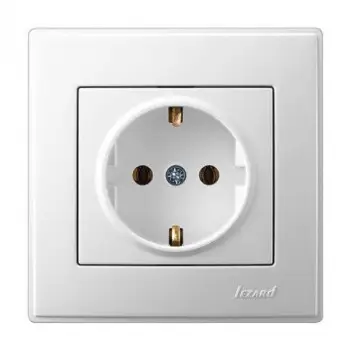 Розетка с защитой от детей Lesya 705-0202-124B Белый (00000039586)