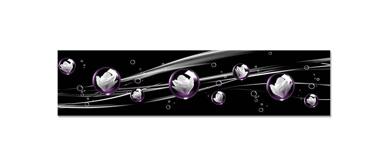 Наклейка виниловая 3D Zatarga Космические Магнолии 600х2500 мм (1267839505)