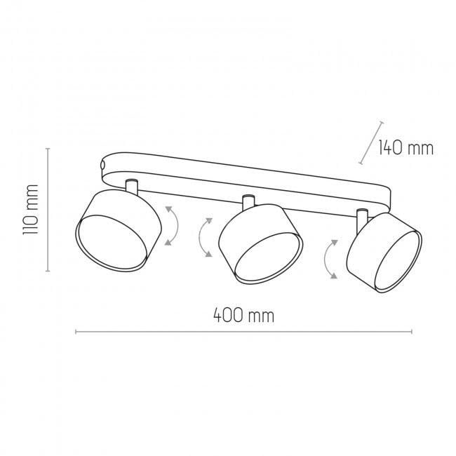 Спот TK Lighting Clark 3404 - фото 3