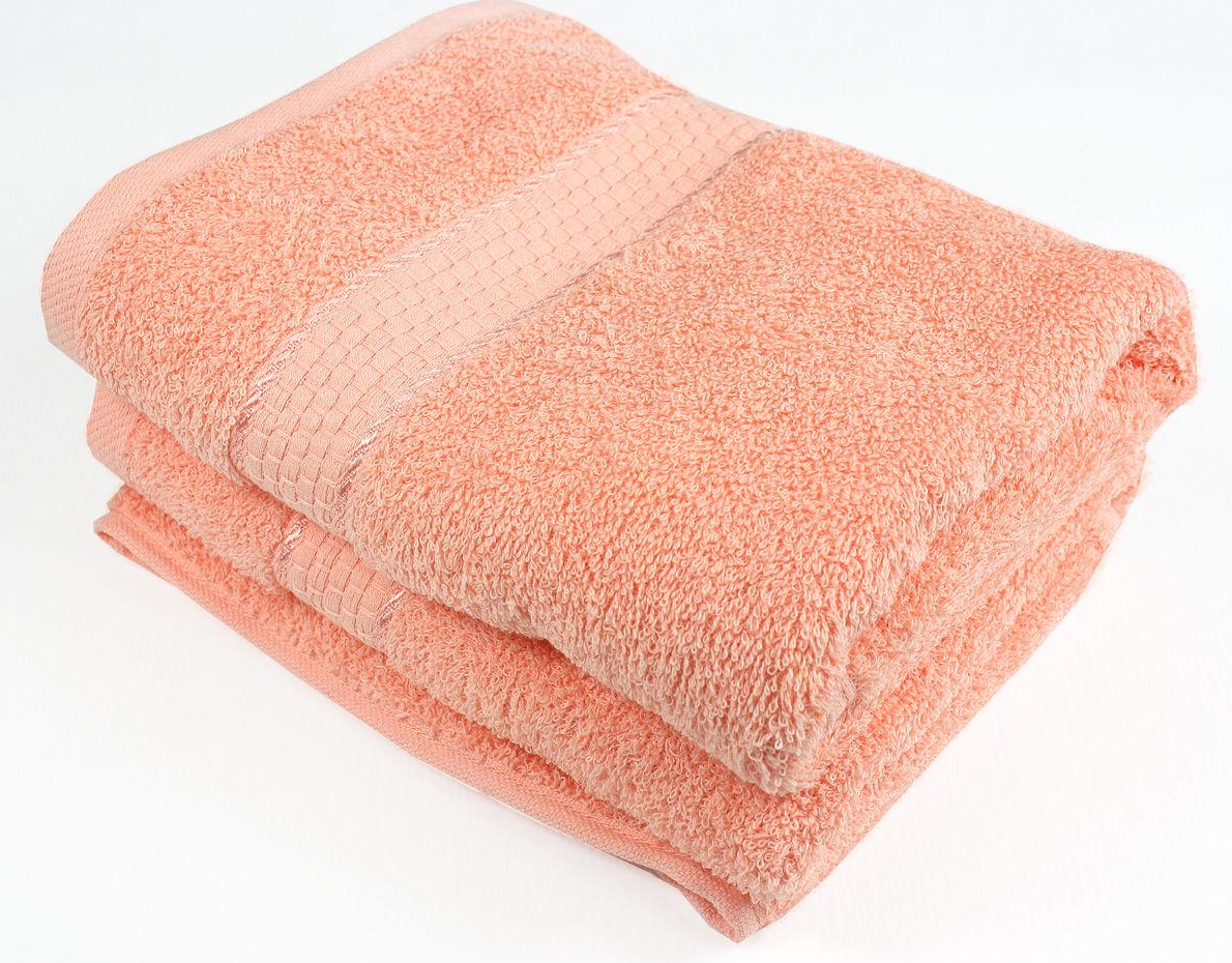 Простирадло махрове 0016 200х220 см Персиковий (159892)