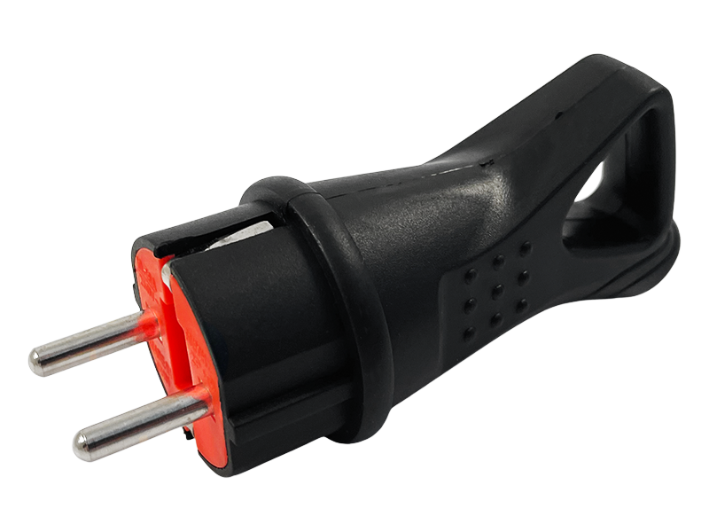 Электровилка каучуковая Lemanso LMA0202 с заземлением 16A (25656555)