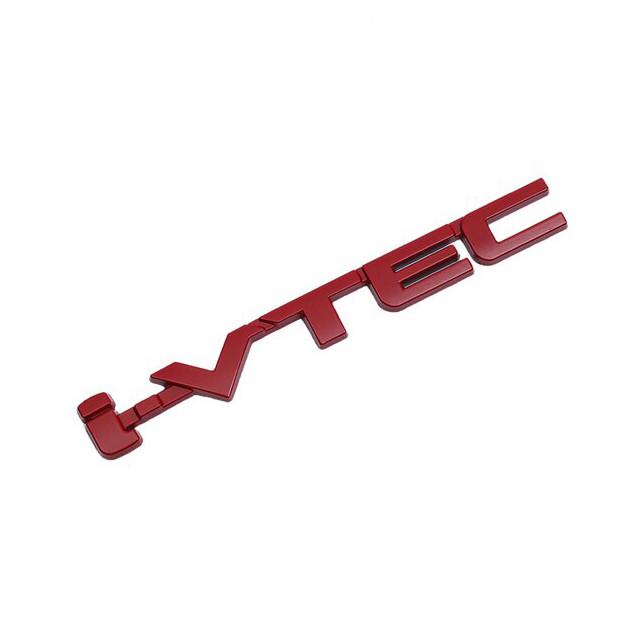 Эмблема i-VTEC на заднюю часть Красный Honda (1159452897)
