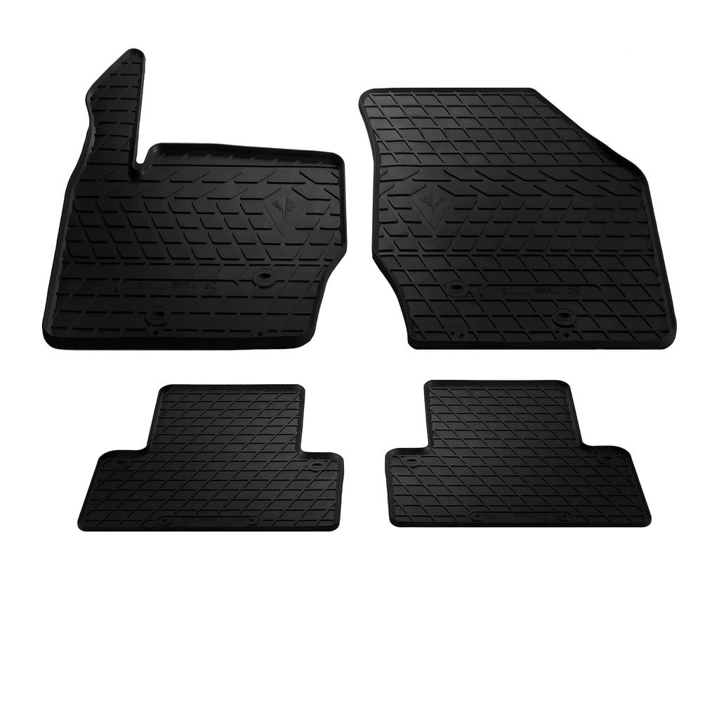 Резиновые коврики Stingray для Volvo XC90 2002-2014 гг. резина Черный