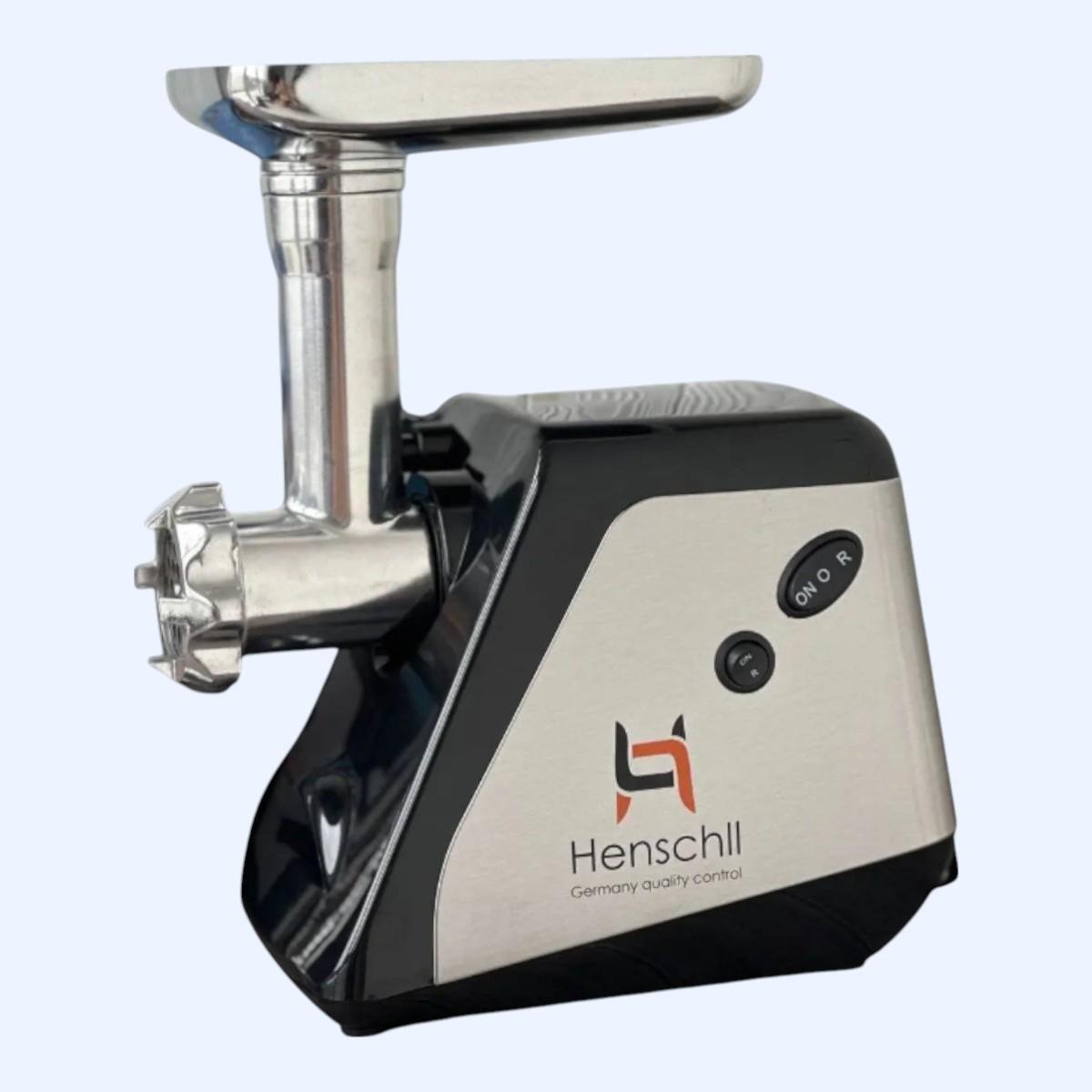 Електром'ясорубка шнекова із соковижималкою Henschll HS-0034 з функцією реверсу та захистом двигуна від перегріву 2500 Вт (є56)