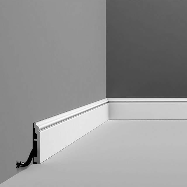 Плинтус окрашенный Orac Decor SX173-RAL9003 (3208485508)
