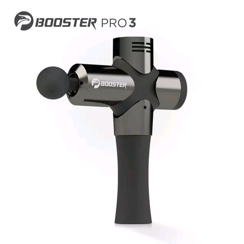 Перкуссионный массажный пистолет Booster Pro 3 2400 мАч 6 насадок - фото 2