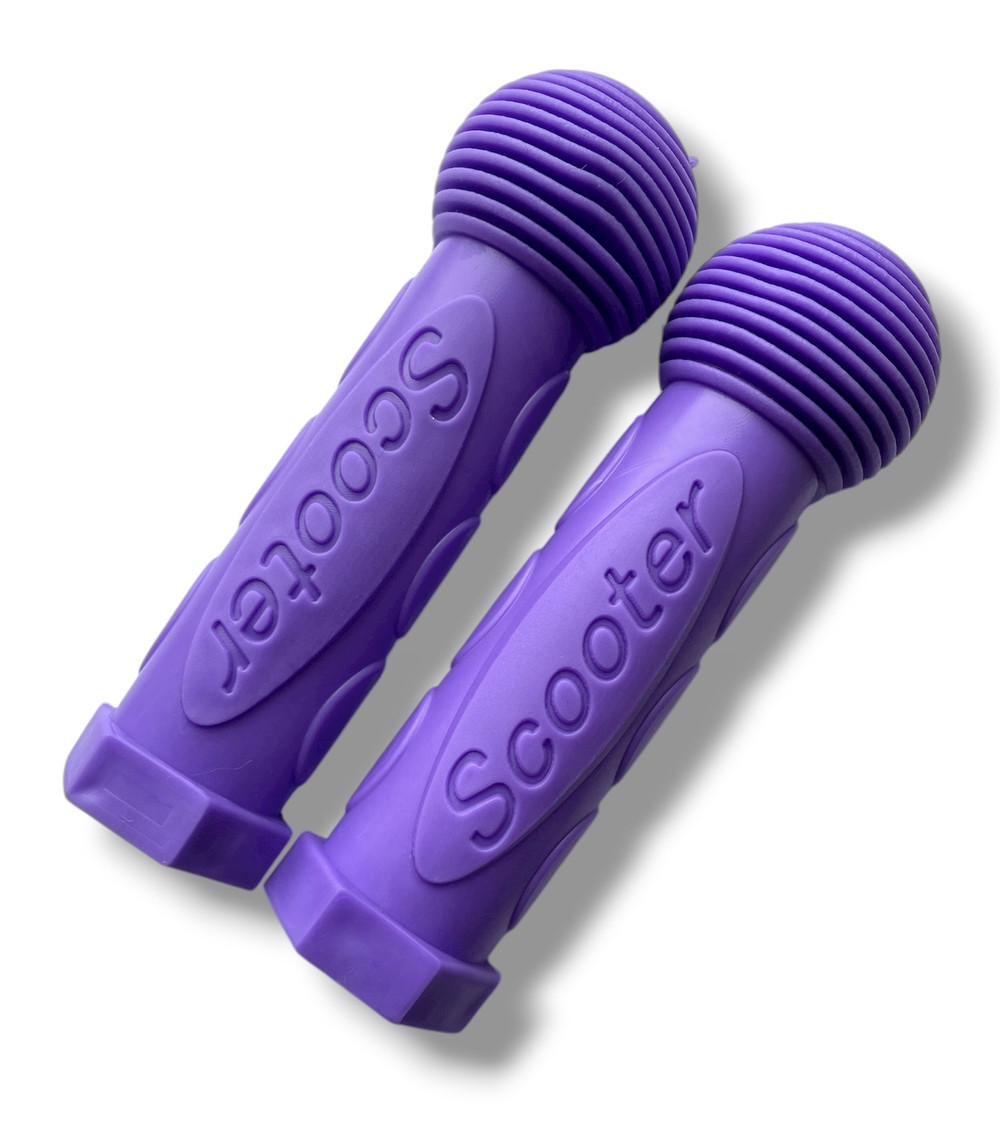 Грипсы детские для велосипеда Skooter Светло-фиолетовый (7620l) - фото 2