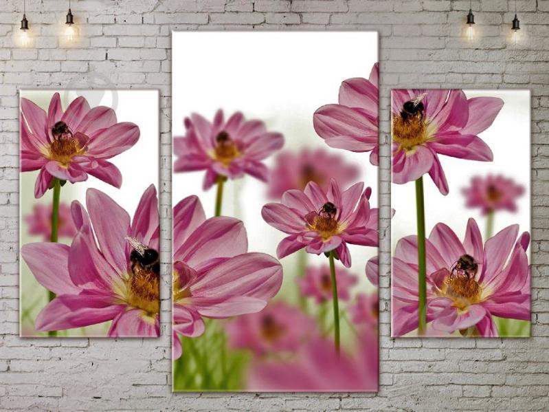 Модульная картина ArtStar цветы Майоры ADFL0057 размер 120 х 180 см