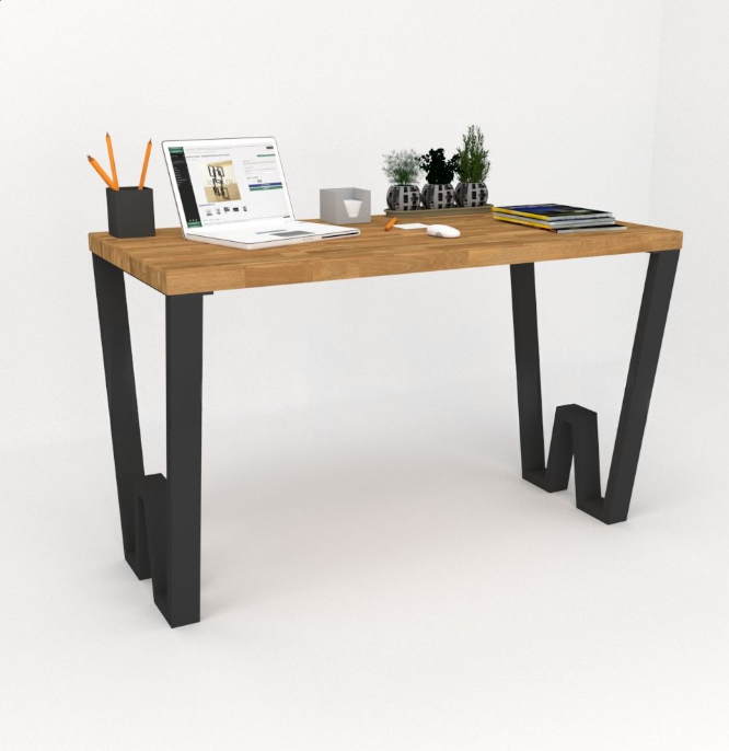 Письмовий стіл EcoLoft IN-2041 Лофт 120х60 см Коричневий (23055317) - фото 2