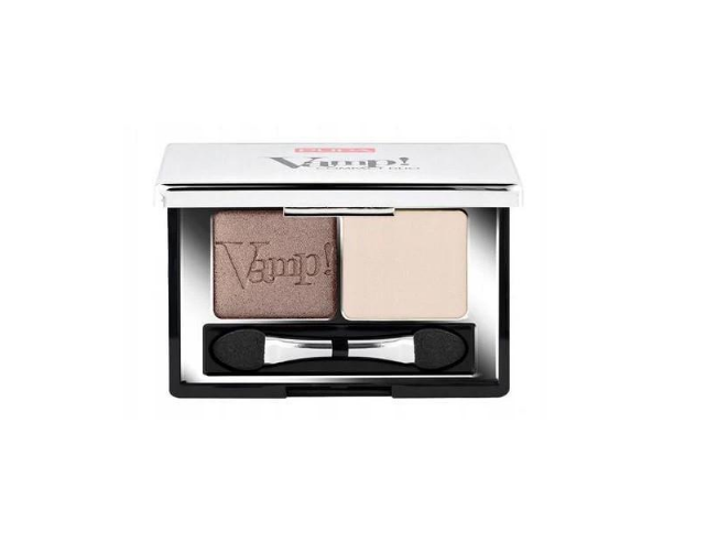 Тени для глаз двойные компактные Pupa Vamp! Compact Duo 006 Brown Vanilla 2,2 г (2219923725)