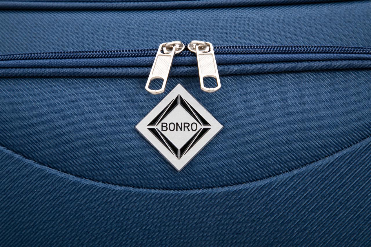 Чемодан Bonro Tourist 4 колеса великий Синій (2208) - фото 12 Чемодан Bonro Tourist 4 колеса великий Синій (2208) - фото 12