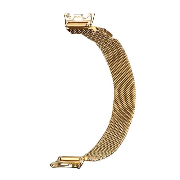 Ремешок с миланским плетением для Mi Band 8 в золотом цвете