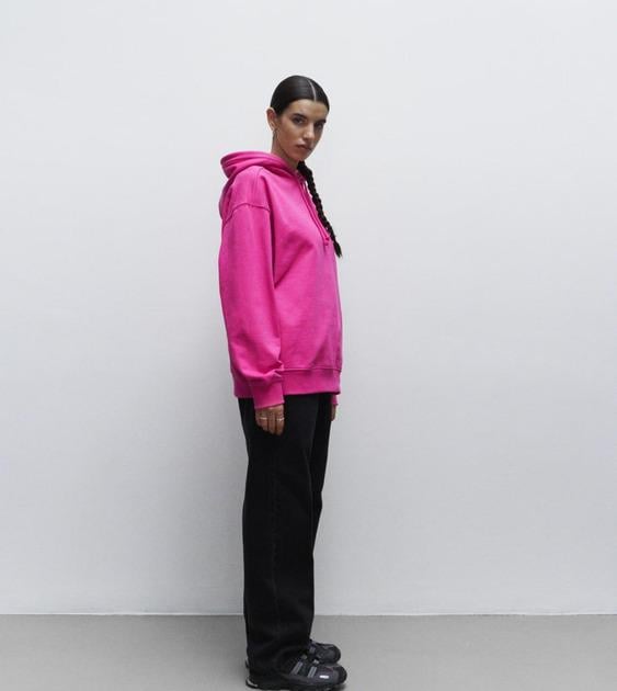 Худи H&M 420414П XL Малиновый - фото 2 Худи H&M 420414П XL Малиновый - фото 2