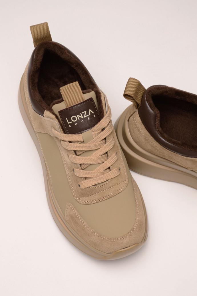 Кроссовки женские LONZA р. 40 Бежевый (179999) - фото 4 Кроссовки женские LONZA р. 40 Бежевый (179999) - фото 4