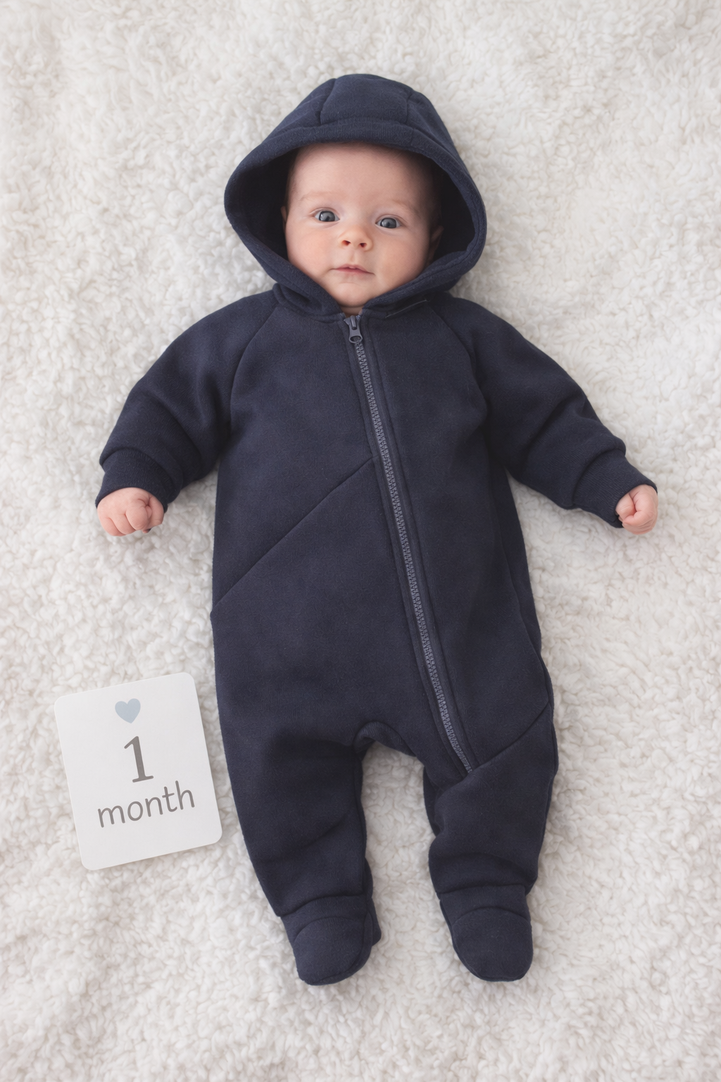 Комбінезон дитячий утеплений Тімі текс із закритими ніжками та відкритими ручками 62 см Графіт