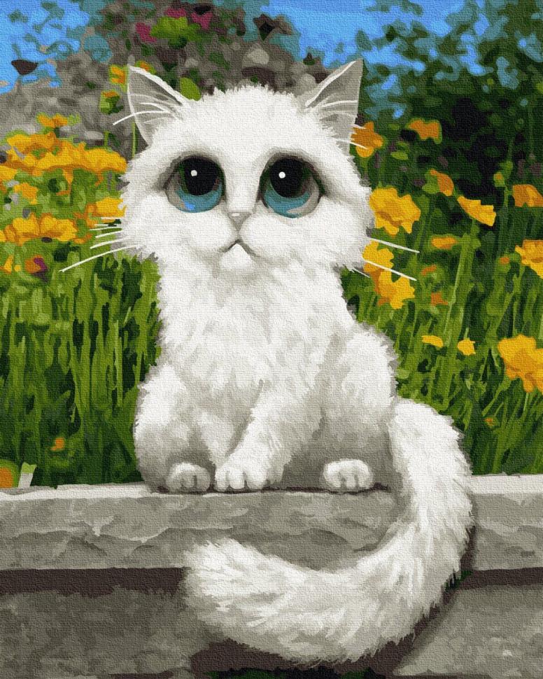 Картина по номерам Rainbow Art Кошачьи глазки (GX22771-RA)