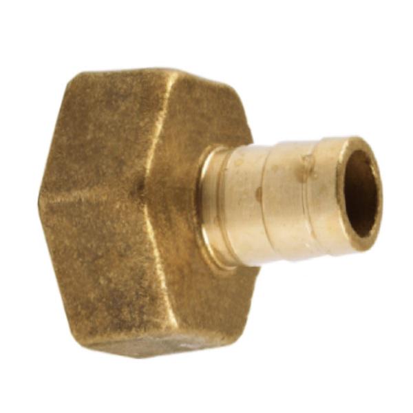 Штуцер латунный 1/2 КРх18 мм - фото 2 Штуцер латунный 1/2 КРх18 мм - фото 2