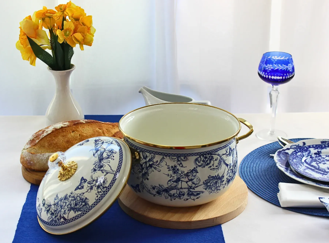 Каструля емальована BUTTERFLY Elmani з кришкою 3,8 л 20 см (763-028) - фото 6