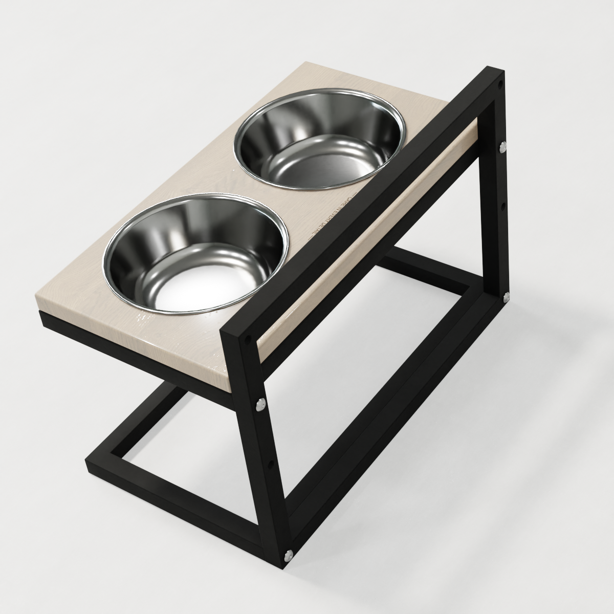 Миски на регулируемой подставке для средних собак Hollky Flex M 2х0,85 л (FM-422530-BLWH) - фото 7 Миски на регулируемой подставке для средних собак Hollky Flex M 2х0,85 л (FM-422530-BLWH) - фото 7