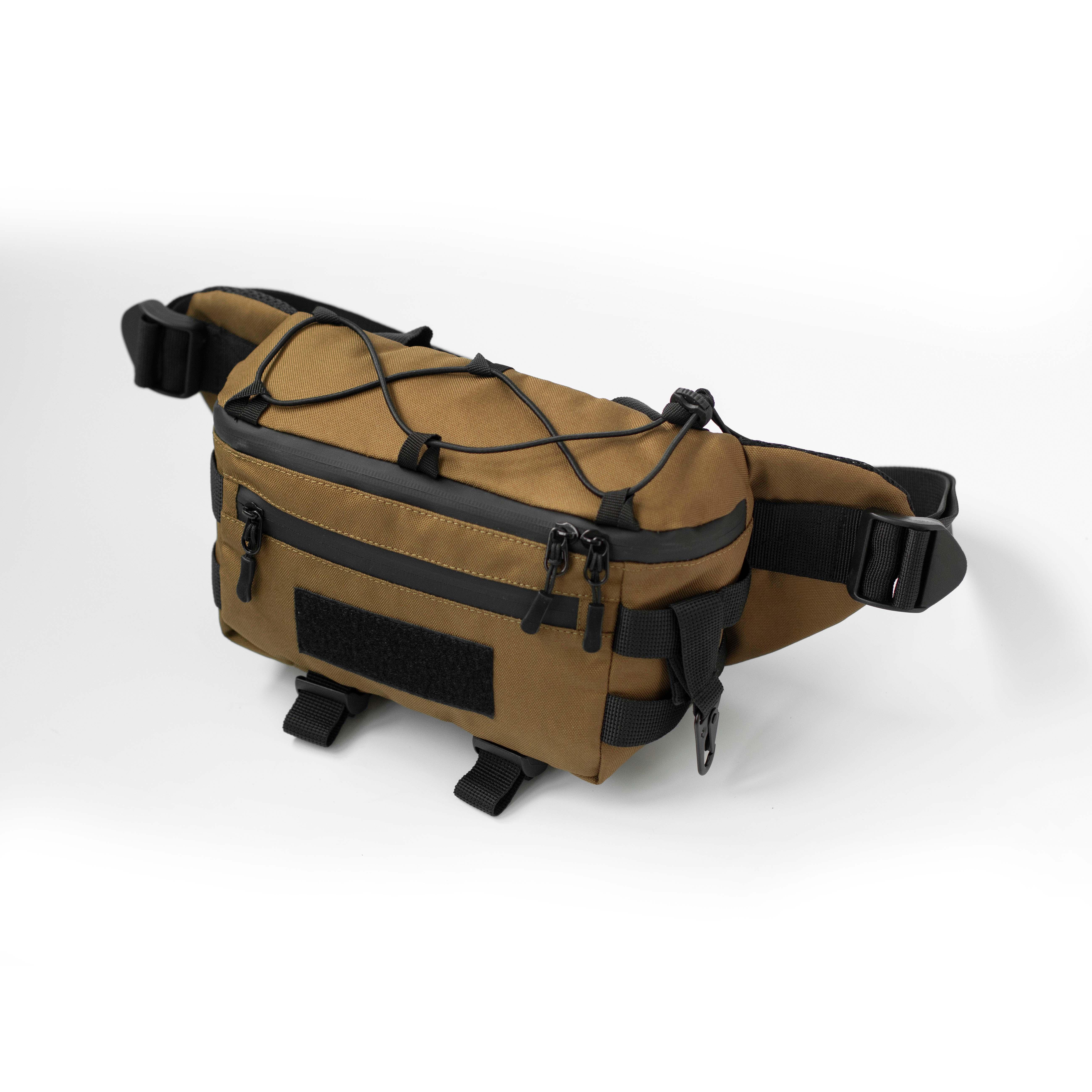 Сумка-бананка нагрудная тактическая TACTIC-1 Oxford 1000D с системой MOLLE 4 л Coyote (35704424)