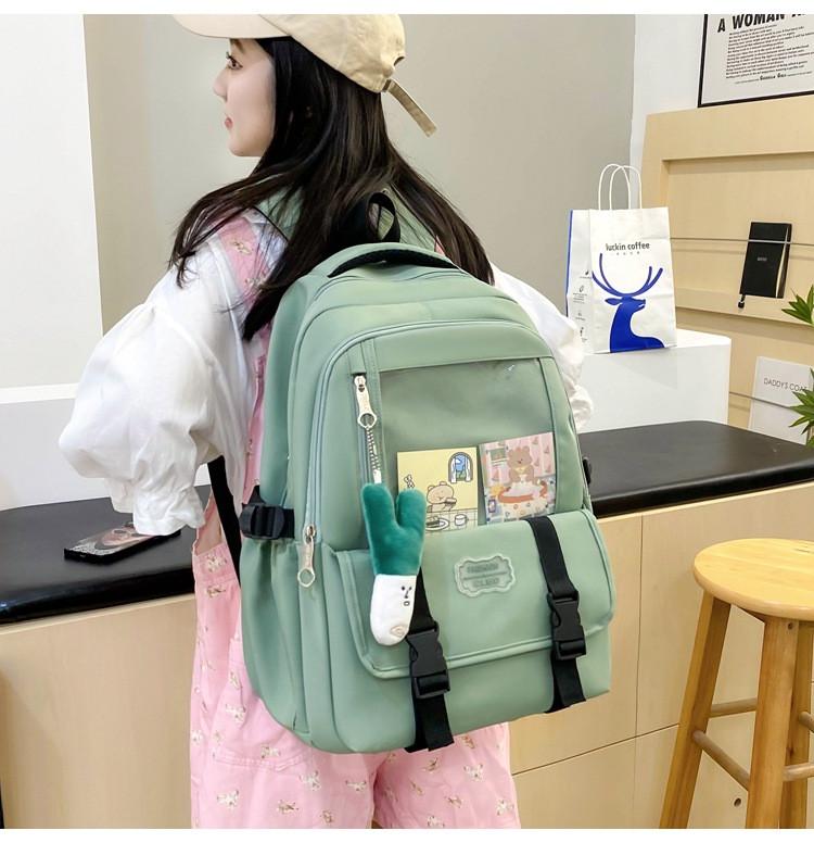 Школьный рюкзак для девочки 3в1 Зеленый (CL2426-1) - фото 3 Школьный рюкзак для девочки 3в1 Зеленый (CL2426-1) - фото 3