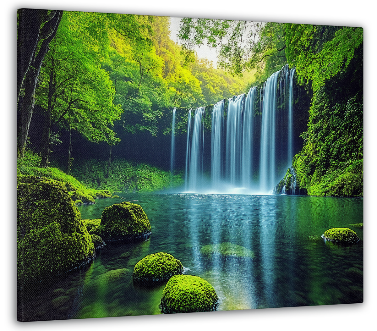 Картина на холсте МАКО свежесть водопада 50x70 см (MK10536_5070)