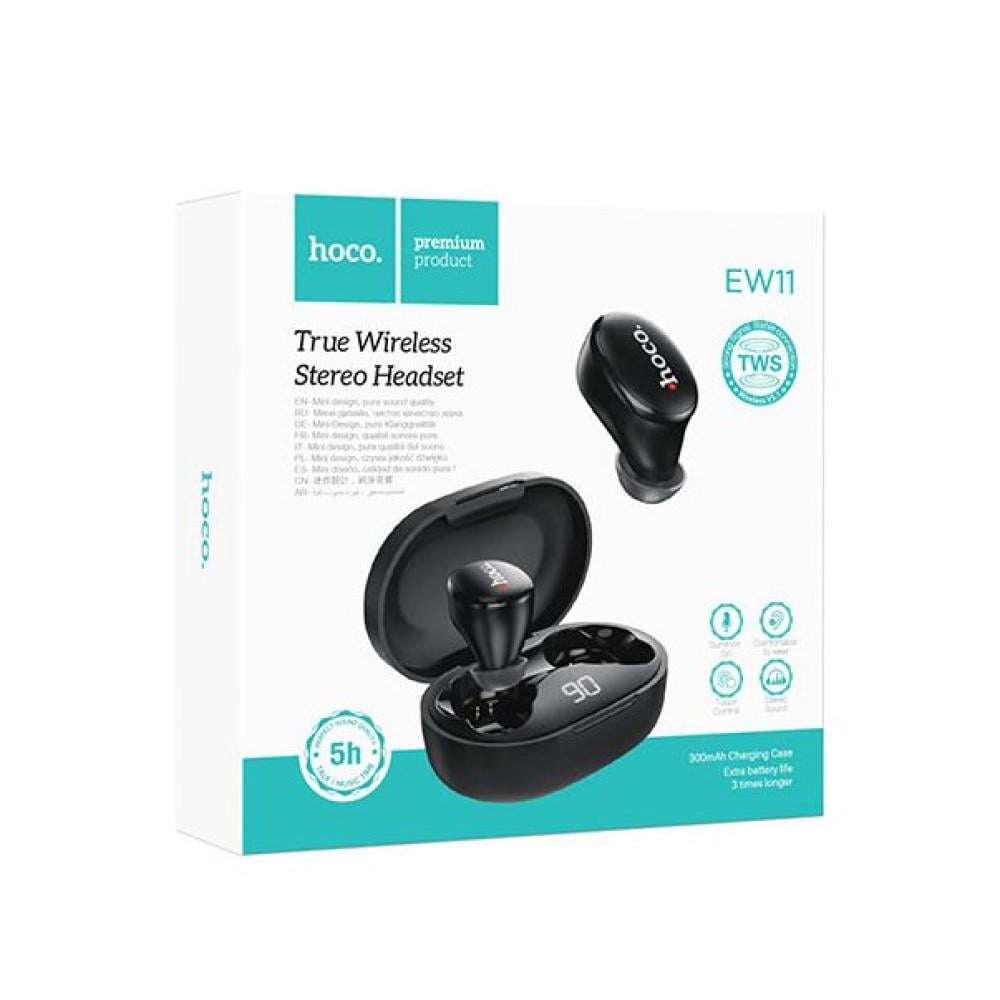 Навушники Hoco Melody True Wireless BT Headset Bluetooth EW11 BT5.1 40/300 mAh 5ч Чорний (21881026) - фото 5