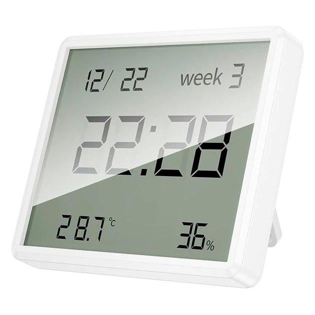 Метеостанция цифровая Hoco HX41 с часами White (37481565) Метеостанция цифровая Hoco HX41 с часами White (37481565)