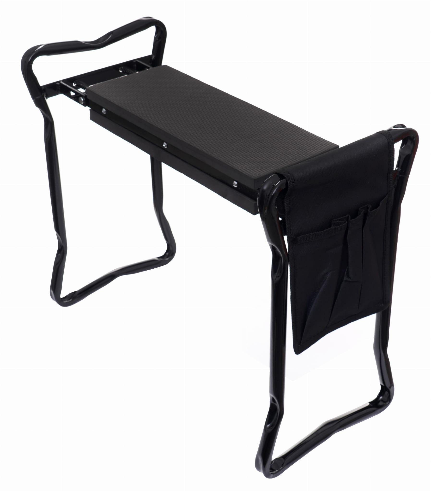 Табурет лавка складаний садовий Kraft&Dele KD10634 з органайзером для садових інструментів Чорний - фото 2 Табурет лавка складаний садовий Kraft&Dele KD10634 з органайзером для садових інструментів Чорний - фото 2