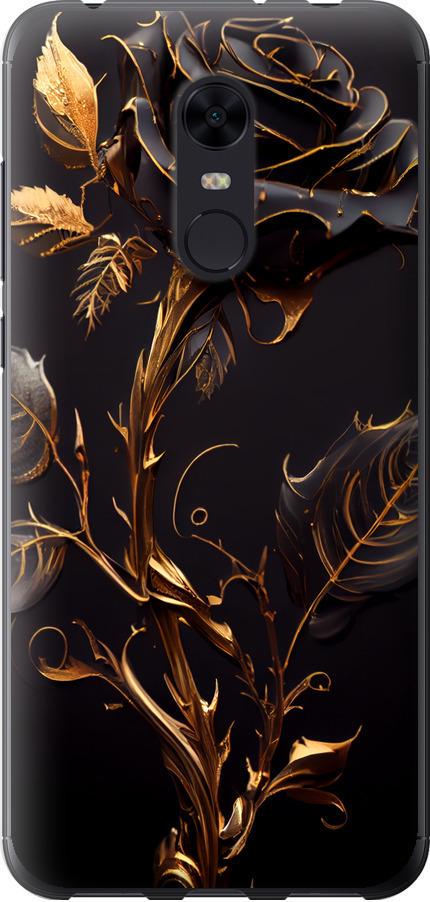 Чехол на Xiaomi Redmi 5 Plus Роза 3 (5552u-1347-42517)