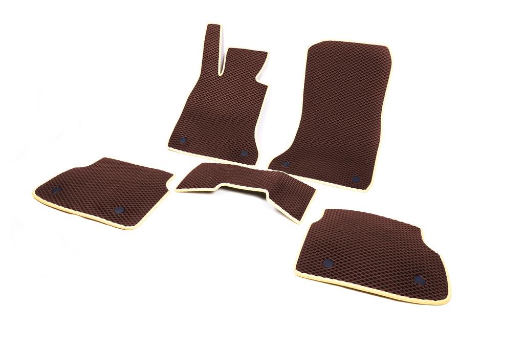 Коврики автомобильные Digital Designs для BMW 7 серия F01/F02 EVA Коричневый (114567)