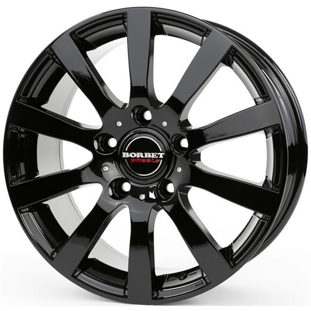 Литые диски Borbet C2C 7,5x17 5x130 ET50 DIA71,5 Gloss black