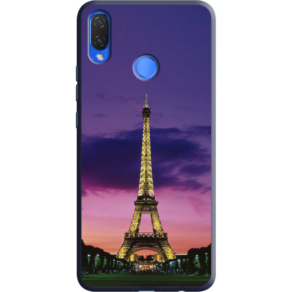 Чохол Boxface Huawei P Smart Plus Опівночі в Парижі Синій силікон (34912-up964-36131)