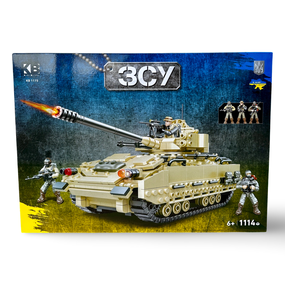 Конструктор военный Limo Toy Танк ВСУ 1114 детали (KB 1115)