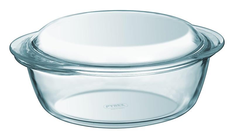 Каструля для запікання Pyrex Essentials Ø 18 см 1,1 л з кришкою жароміцне скло (UK-207A000) - фото 1